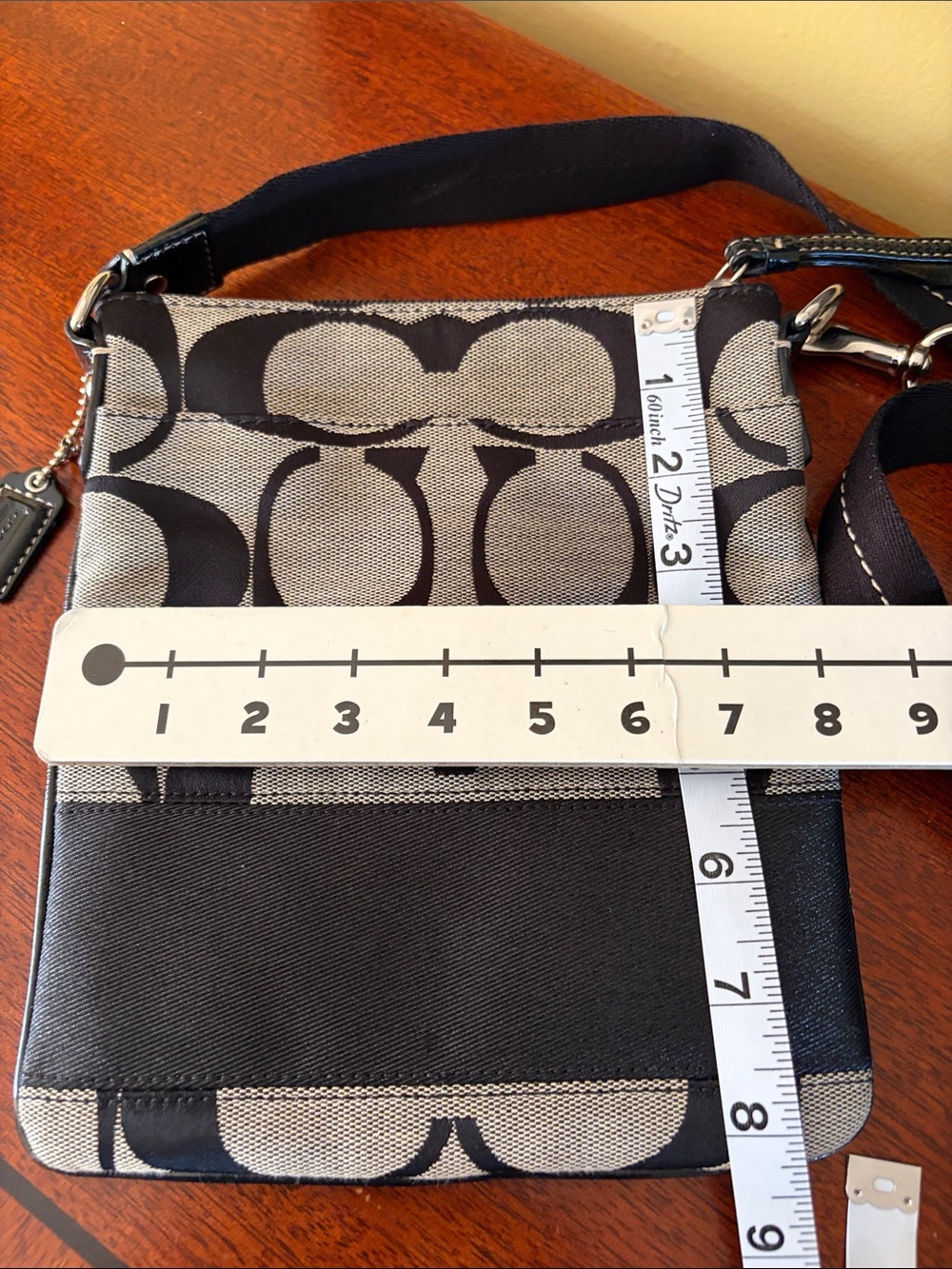Coach Signature Stripe Swingpack Crossbody Bag - Picture 6 of 6